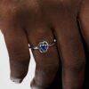 April-Geburtsstein Eternity Circle Ring – Sterlingsilber April-Geburtsstein Eternity Circle Ring – Sterlingsilber