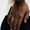 April-Geburtsstein Eternity Circle Ring – Sterlingsilber April-Geburtsstein Eternity Circle Ring – Sterlingsilber