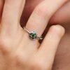 April-Geburtsstein Eternity Circle Ring – Sterlingsilber April-Geburtsstein Eternity Circle Ring – Sterlingsilber