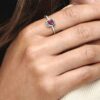 April-Geburtsstein Eternity Circle Ring – Sterlingsilber April-Geburtsstein Eternity Circle Ring – Sterlingsilber