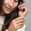 April-Geburtsstein Eternity Circle Ring – Sterlingsilber April-Geburtsstein Eternity Circle Ring – Sterlingsilber