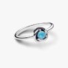 April-Geburtsstein Eternity Circle Ring – Sterlingsilber April-Geburtsstein Eternity Circle Ring – Sterlingsilber