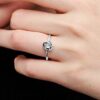 April-Geburtsstein Eternity Circle Ring – Sterlingsilber April-Geburtsstein Eternity Circle Ring – Sterlingsilber