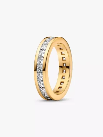Eternity-Ring, 14-karätig vergoldet