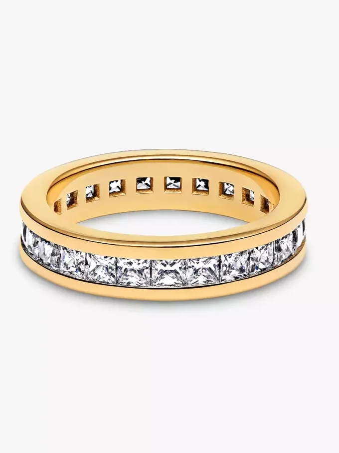 Eternity-Ring, 14-karätig vergoldet Eternity-Ring, 14-karätig vergoldet