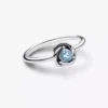Eternity-Ring „March Sea Aqua Blue“ aus Sterlingsilber Eternity-Ring „March Sea Aqua Blue“ aus Sterlingsilber