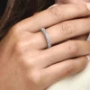Eternity-Ring „Sparkling Row“ aus Sterlingsilber Eternity-Ring „Sparkling Row“ aus Sterlingsilber