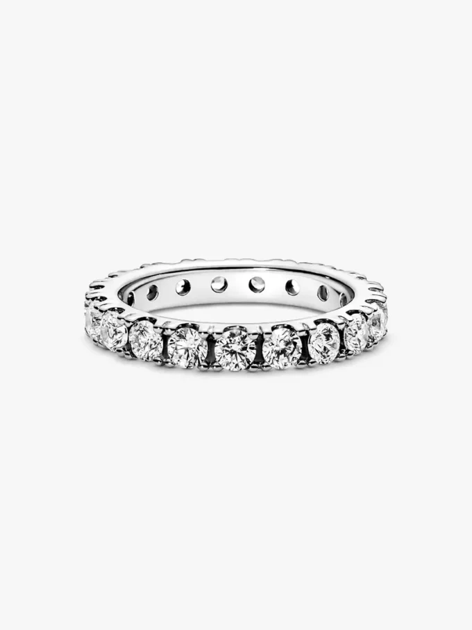 Eternity-Ring „Sparkling Row“ aus Sterlingsilber Eternity-Ring „Sparkling Row“ aus Sterlingsilber