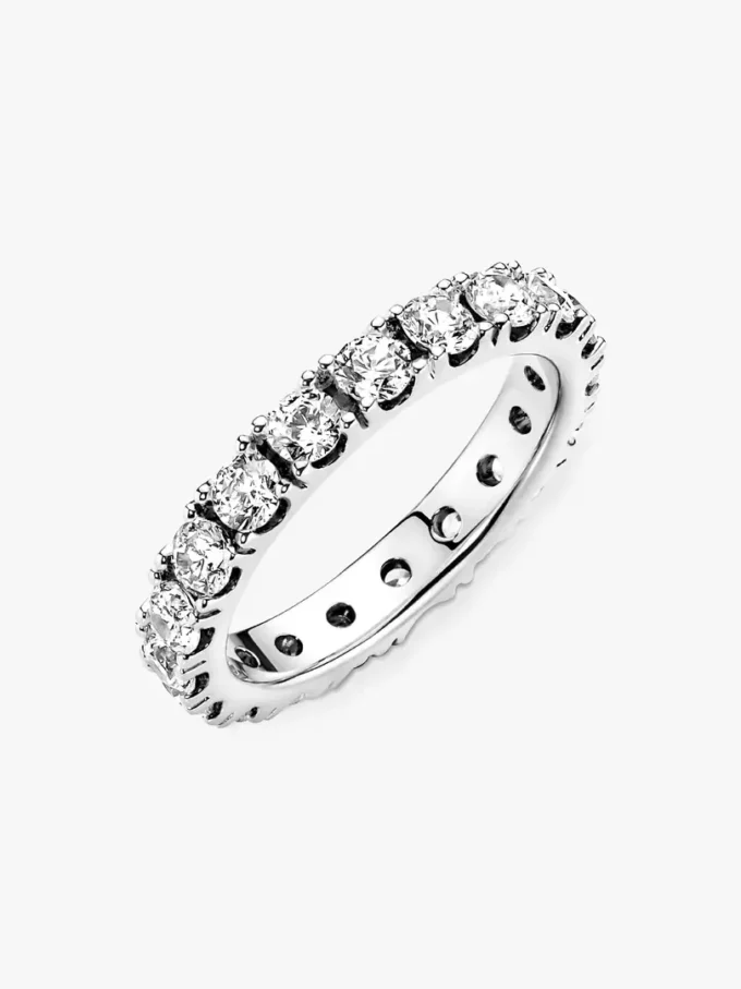 Eternity-Ring „Sparkling Row“ aus Sterlingsilber Eternity-Ring „Sparkling Row“ aus Sterlingsilber
