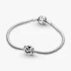 „Family Always Encircled Heart“ Charm aus Sterlingsilber „Family Always Encircled Heart“ Charm aus Sterlingsilber