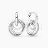 „Family Always Encircled“-Ohrringe – Sterlingsilber „Family Always Encircled“-Ohrringe – Sterlingsilber