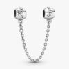 „Family Forever“-Safety Chain mit Charm – Sterlingsilber „Family Forever“-Safety Chain mit Charm – Sterlingsilber