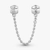 „Family Forever“-Safety Chain mit Charm – Sterlingsilber „Family Forever“-Safety Chain mit Charm – Sterlingsilber