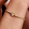 Family Tree Heart Clasp Snake Chain Armband – 14-karätige Vergoldung Family Tree Heart Clasp Snake Chain Armband – 14-karätige Vergoldung