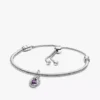 Februar-Ewigkeitkreis-Dangle Charm-Armband-Set, 2er-Set Februar-Ewigkeitkreis-Dangle Charm-Armband-Set, 2er-Set