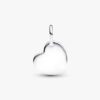 Türkisblaues Herz-Dangle Charm mit Stein – Sterlingsilber