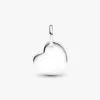 Türkisblaues Herz-Dangle Charm mit Stein – Sterlingsilber