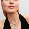 Türkisblaues Herz-Dangle Charm mit Stein – Sterlingsilber