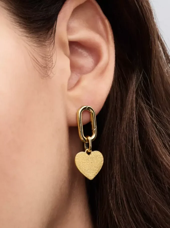 Öffnbare Ohrringe, 14 Karat vergoldet