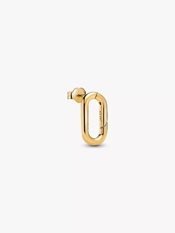 Öffnbare Ohrringe, 14 Karat vergoldet