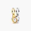 Öffnbare & teilbare Handschellen-Dangle Charm – Sterlingsilber, 14-karätig vergoldet Öffnbare & teilbare Handschellen-Dangle Charm – Sterlingsilber, 14-karätig vergoldet