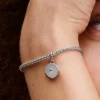Öffnbarer & gravierbarer LiebesLocket-Dangle Charm aus Sterlingsilber Öffnbarer & gravierbarer LiebesLocket-Dangle Charm aus Sterlingsilber