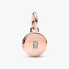 Öffnbarer & gravierbarer Locket-Dangle Charm – 14 Karat Roségold-Beschichtung Öffnbarer & gravierbarer Locket-Dangle Charm – 14 Karat Roségold-Beschichtung