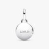 Öffnbarer & gravierbarer Locket-Dangle Charm – Sterlingsilber Öffnbarer & gravierbarer Locket-Dangle Charm – Sterlingsilber