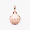 Öffnbarer & gravierbarer Love-Locket-Dangle Charm, 14 Karat Roségold-Beschichtung Öffnbarer & gravierbarer Love-Locket-Dangle Charm, 14 Karat Roségold-Beschichtung