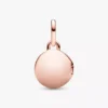 Öffnbarer & gravierbarer Love-Locket-Dangle Charm, 14 Karat Roségold-Beschichtung Öffnbarer & gravierbarer Love-Locket-Dangle Charm, 14 Karat Roségold-Beschichtung