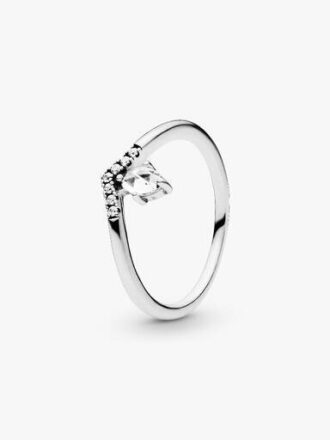 FINAL SALE – Classic Wishbone Ring – Sterlingsilber