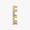 FINAL SALE – Clear Sparkling Crown Ring – 14-karätige Vergoldung