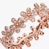 Final Sale – Gänseblümchen-Ring, 14 Karat Roségold-Beschichtung