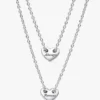 Forever & Always teilbare Herz-Collier-Halsketten – Sterlingsilber Forever & Always teilbare Herz-Collier-Halsketten – Sterlingsilber