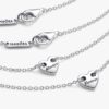 Forever & Always teilbare Herz-Collier-Halsketten – Sterlingsilber Forever & Always teilbare Herz-Collier-Halsketten – Sterlingsilber