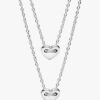 Forever & Always teilbare Herz-Collier-Halsketten – Sterlingsilber Forever & Always teilbare Herz-Collier-Halsketten – Sterlingsilber