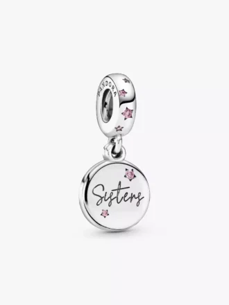 „Forever Sisters“-Charm aus Sterlingsilber