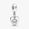 „Friends Forever“-Dangle Charm aus Sterlingsilber „Friends Forever“-Dangle Charm aus Sterlingsilber