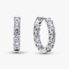 Funkelnde Eternity-Ohrringe – Sterlingsilber Funkelnde Eternity-Ohrringe – Sterlingsilber