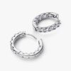 Funkelnde Eternity-Ohrringe – Sterlingsilber Funkelnde Eternity-Ohrringe – Sterlingsilber