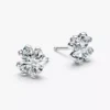 Funkelnde Glücksklee-Ohrringe aus Sterlingsilber Funkelnde Glücksklee-Ohrringe aus Sterlingsilber