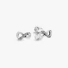 Funkelnde Infinity-Ohrringe aus Sterlingsilber