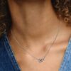 Funkelnde Mond- und Stern-Halskette – Sterlingsilber Funkelnde Mond- und Stern-Halskette – Sterlingsilber