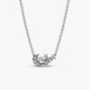 Funkelnde Mond- und Stern-Halskette – Sterlingsilber Funkelnde Mond- und Stern-Halskette – Sterlingsilber