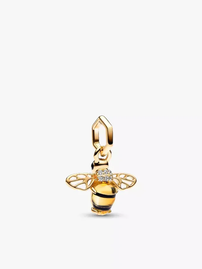 Funkelndes Bienen-Charm-Armband-Set, 2er-Set Funkelndes Bienen-Charm-Armband-Set, 2er-Set