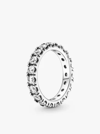 Eternity-Ring „Sparkling Row“ aus Sterlingsilber