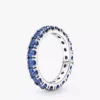 Funkelnder Eternity-Ring mit 3 Steinen Funkelnder Eternity-Ring mit 3 Steinen