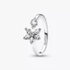 Funkelnder Herbarium-Cluster-Offener Ring aus Sterlingsilber Funkelnder Herbarium-Cluster-Offener Ring aus Sterlingsilber