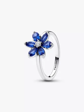 Funkelnder Herbarium-Cluster-Ring aus Sterlingsilber