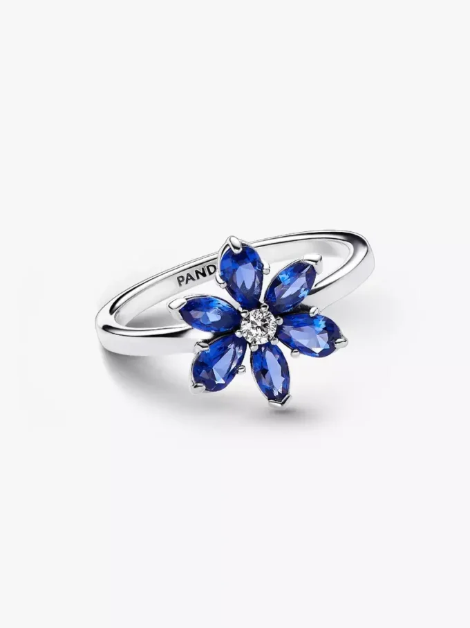 Funkelnder Herbarium-Cluster-Ring aus Sterlingsilber Funkelnder Herbarium-Cluster-Ring aus Sterlingsilber